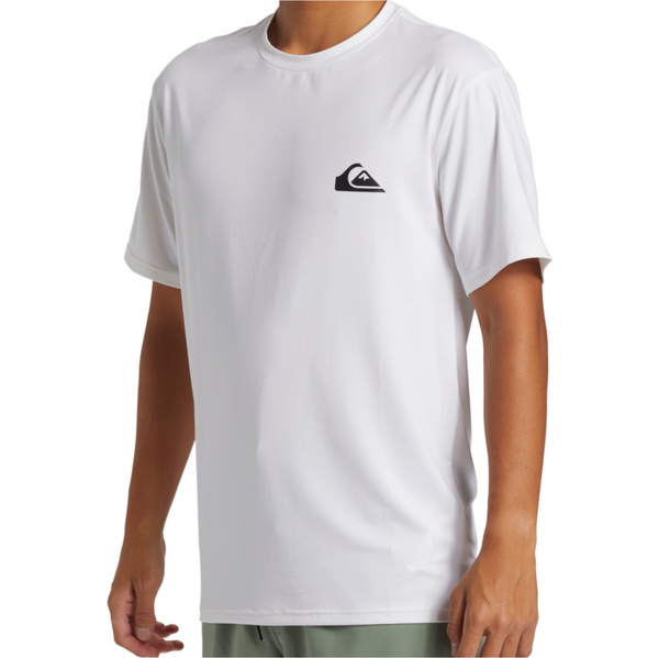 2026 Quiksilver Hombres Everyday Camiseta Surf Manga Corta UPF AQYWR03135 - White